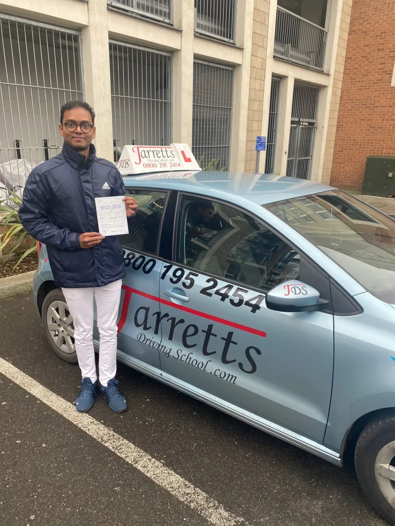 Well done Pujan for passing your driving test with just a couple of minor faults. It shows that the hard work pays off.